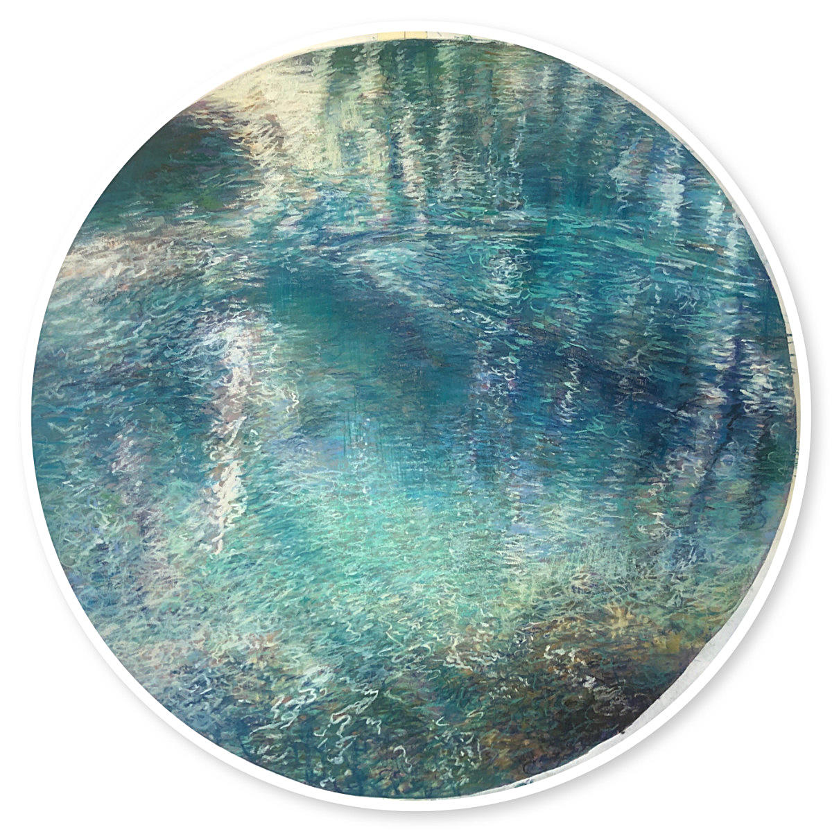 Water Halo No.53 Blue Lake – Meredith Cooper